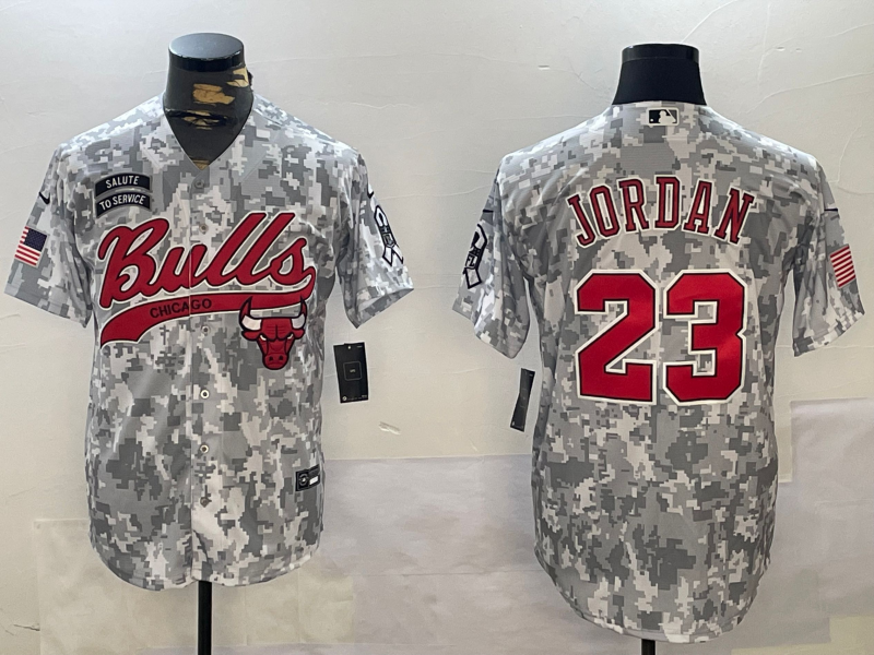 Men Chicago Bulls 23 Jordan Camo Jointly 2024 Nike NBA Jersey 20241120